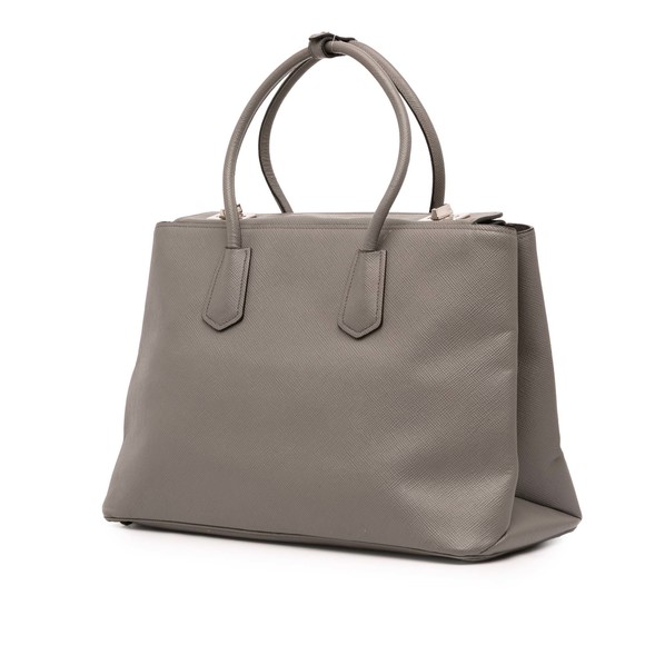 Pre-Loved Prada Saffiano Cuir Turnlock Twin Satchel - Picture 2 of 11